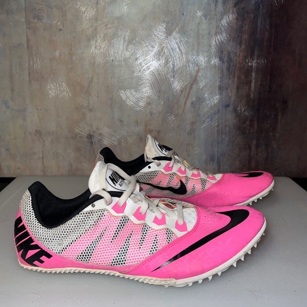 Nike Zoom Rival S 7 Track Spikes Womens 10 Pink Good 615998-602 Racing Sprint